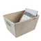 Simplify Storage Bin, Plastic, Beige, 13 in H, 10.8 in W, 13 in L 25434-FEJ - alternate 2